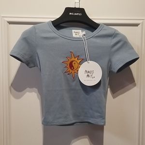 Princess polly pastel ying yang crop top